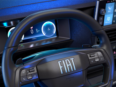 front drivers screen in a Scudo